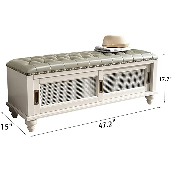 K KELBEL Shoe Rack & Shoe Bench & Shoe Cabinet & Boot Organizing Detachable Cushion with Hidden Storage Compartment,Large Size XX-Large(Upgrade Classic Shoe Cabinet)