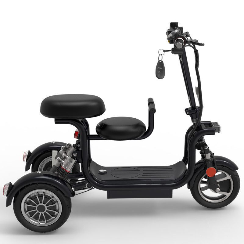 Suitable for home travel light tricycle electric scooter 3 wheel powered adult scooter