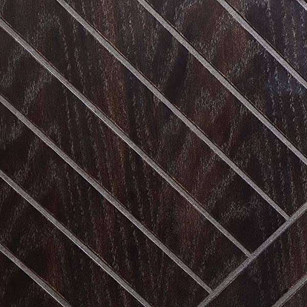 LALUZ Carved Accent Storage Cabinet Floor Cabinet for Bedroom Living Room, Oak Finish 30 Inch 30