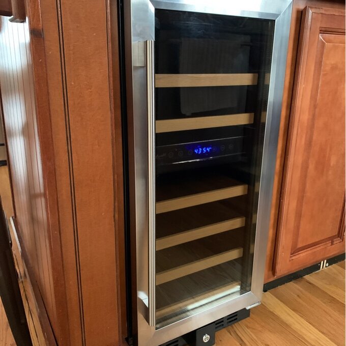32 Bottle Dual Zone Freestanding/Built-In Wine Refrigerator