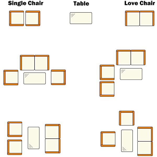 Wisteria Lane 4 Piece Outdoor Patio Furniture Sets, Wicker Conversation Set for Porch Deck, Gray Rattan Sofa Chair with Cushion Grey