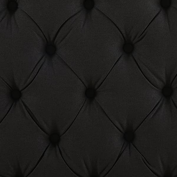 Jennifer Taylor Home Marcella Collection Queen Wingback Tufted Hand-Applied Nail Heads Upholstered Bed, Antique White Antique White Queen