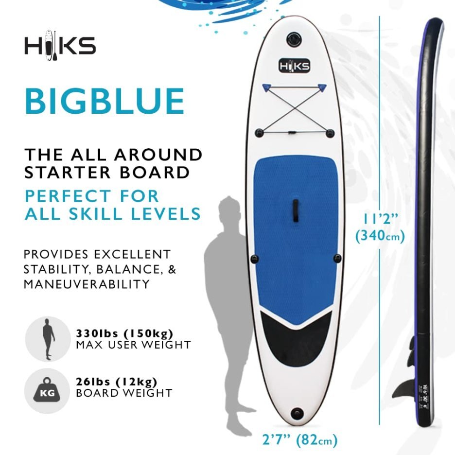 Sports&Outdoors】【BS】SUP Inflatable Stand Up Paddle Board Set Inc Paddle,