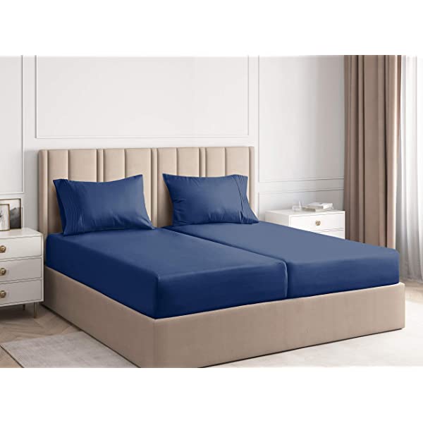 Queen Size Sheet Set - 4 Piece - Hotel Luxury Bed Sheets - Extra Soft - Deep Pockets - Easy Fit - Breathable & Cooling Sheets - Wrinkle Free - Comfy – Dark Grey Bed Sheets - Queens Sheets – 4 PC Queen Grey