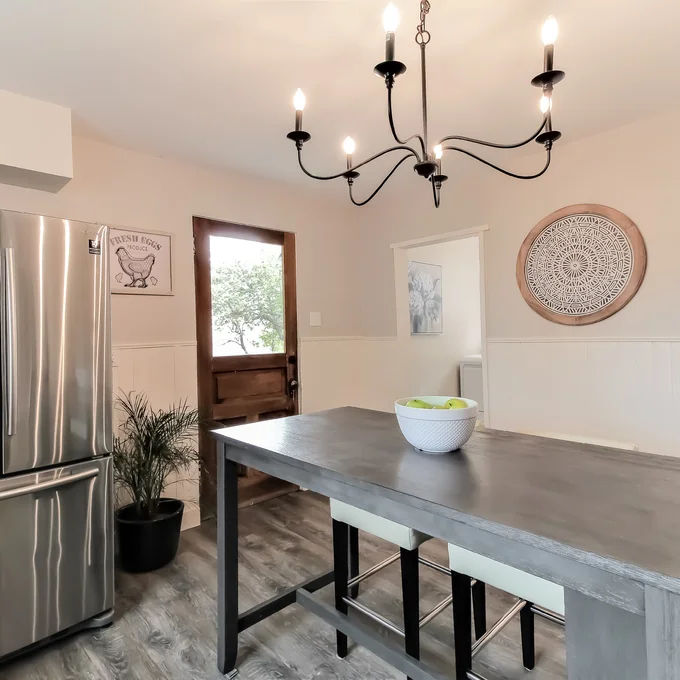 【Furniture】4 - Person Bar Furniture Counter Height Dining Set