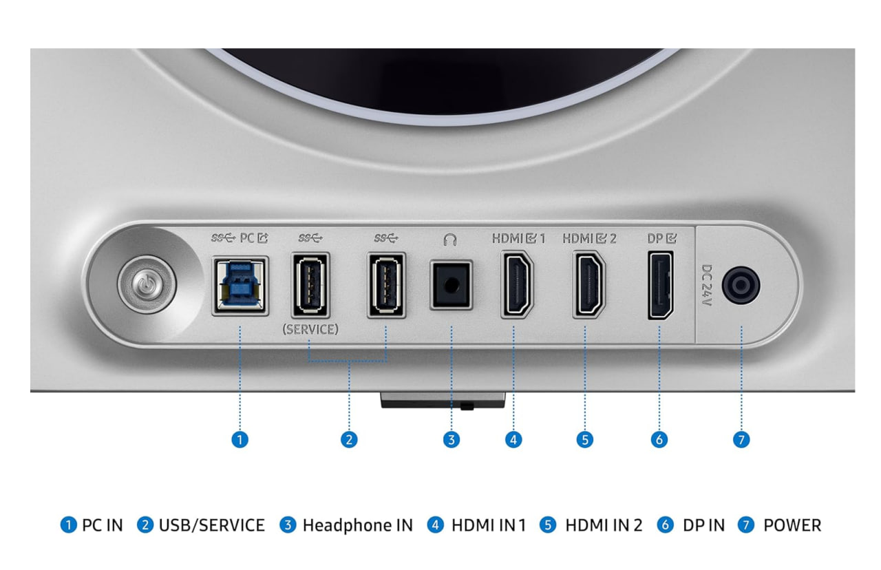 Samsung Odyssey G7 Curved Gaming Monitor, 32 Inch, 240hz, 1000R, 1ms, 1440p , Black