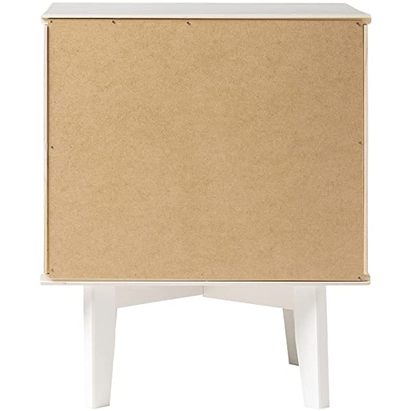 Walker Edison Mid Century Modern Grooved Handle Wood Dresser Bedroom Storage Drawer Organizer Closet Hallway, 6 Drawer, Caramel Caramel 1 pack 6 Drawer