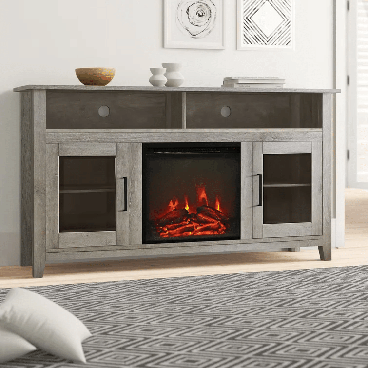【Furniture】HOTSALES KOHN TV STAND FOR TVS UP TO 65 WITH FIREPLACE INCLUDED[LIMITED TIME PROMOTION]