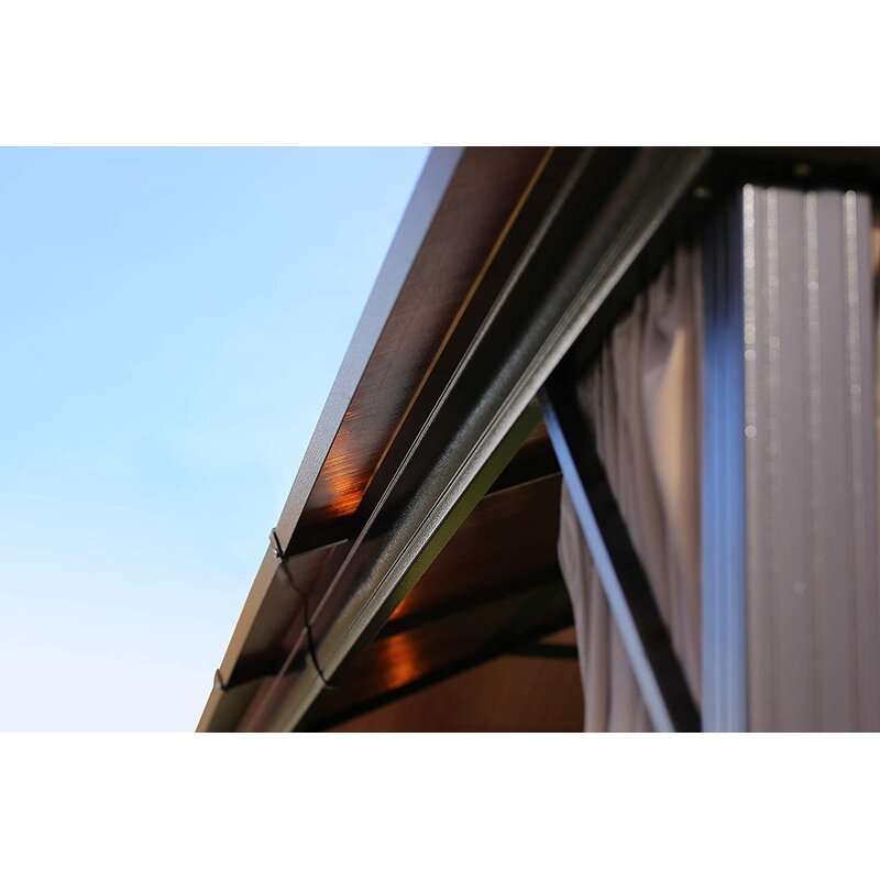 Erommy 13 Ft. W x 10 Ft. D Aluminum Paito Gazebo