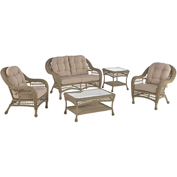 W Unlimited Saturn Collection Outdoor Garden Patio Chair Light Brown 1 Chair