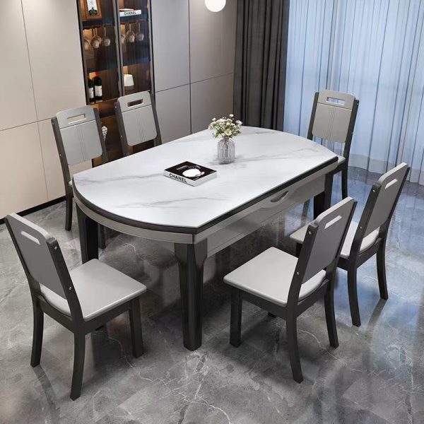 BAHOM 7 Piece Kitchen Dining Table Set for 6