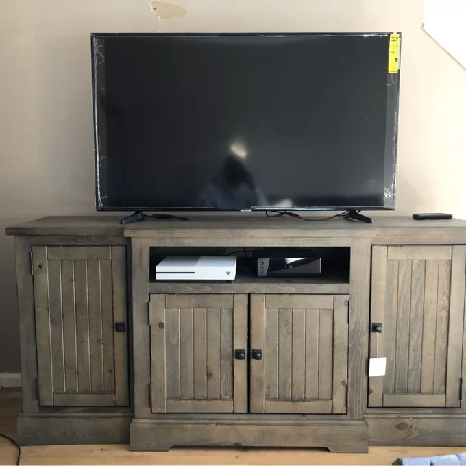 【Furniture】Casserly Solid Wood TV Stand for TVs up to 88