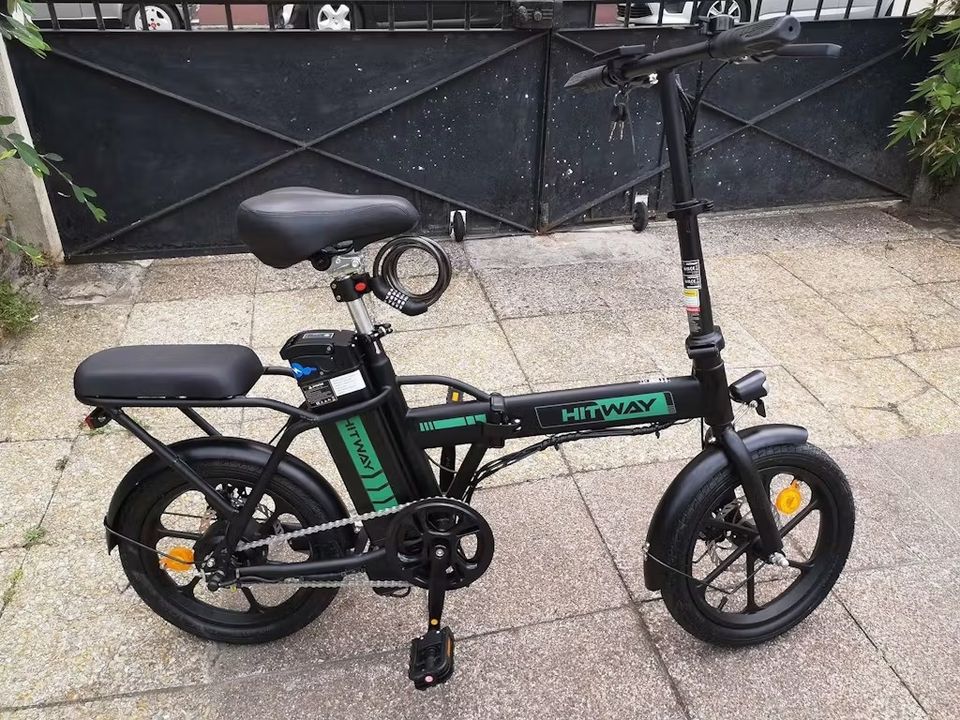 HITWAY Electric Bicycle - Foldable E-bike - 16 Inch - 250W - 8.4Ah - for Adults.