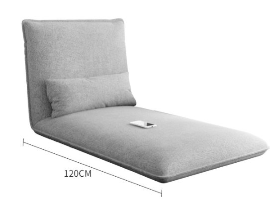 Lazy sofa tatami bedroom single bed folding floor sleeping mat balcony bay window back recliner floor sofa