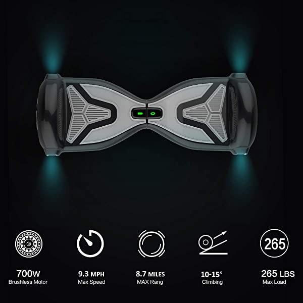 TOMOLOO Hoverboard for Kids and Adult, Hover Board Self Balancing Scooter 6.5