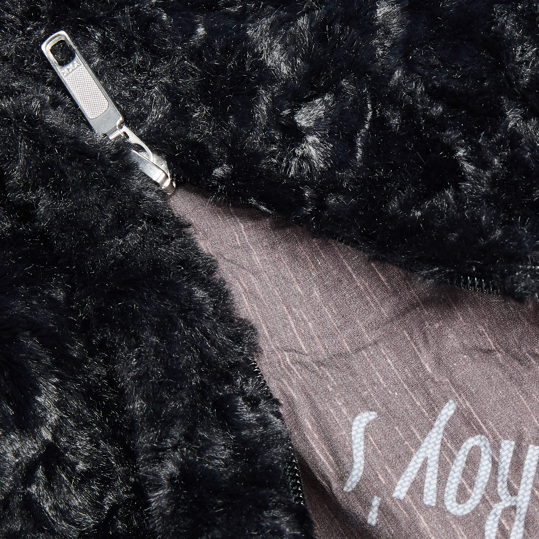 【Furniture】Faux Fur Bean Bag Chair, Convertible Chair Folds from Bean Bag to Bed, As Seen on Shark Tank