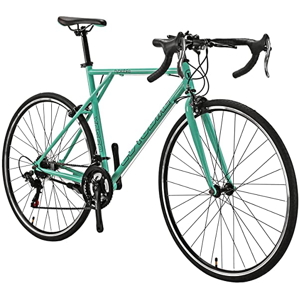 Eurobike 21 Speed Shifting System Road Bike 49/54/56 cm Frame 700C Wheel Adult Road Bicycle Black/white 30rim 54cm