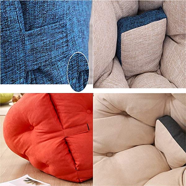 Bean Bags Children Sofa Childrens Mini Chair Armchair Couch Children's Lazy Boy and Girl Sofa Room Corner Tatami Children's Sofa Seat Parent-Child Reading Corner Small Sofa Chair Multifunctional Lazy 80*70*60CM Blue