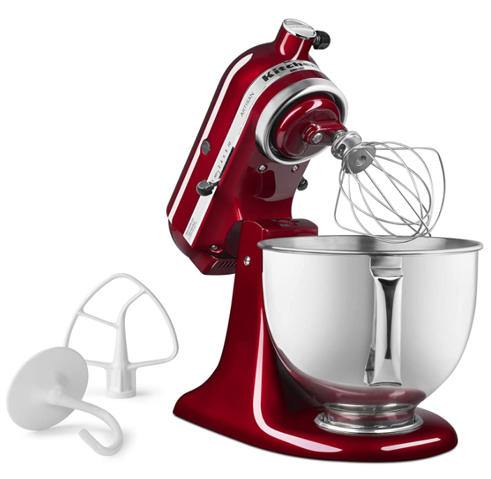 KitchenAid 5-Qt. Tilt-Head Stand Mixer KSM150PSBM Artisan Series, 5 Quart, Black Matte