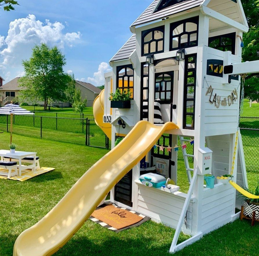 Children's slide on poles, complete set, free shipping