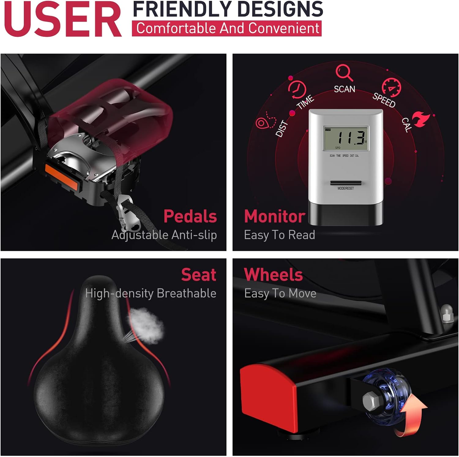 JOROTO X2 Exercise Bike for Home Use | X2PRO Bluetooth Magnetic Belt Drive Indoor Cycling Bike with 16KG Flywheel