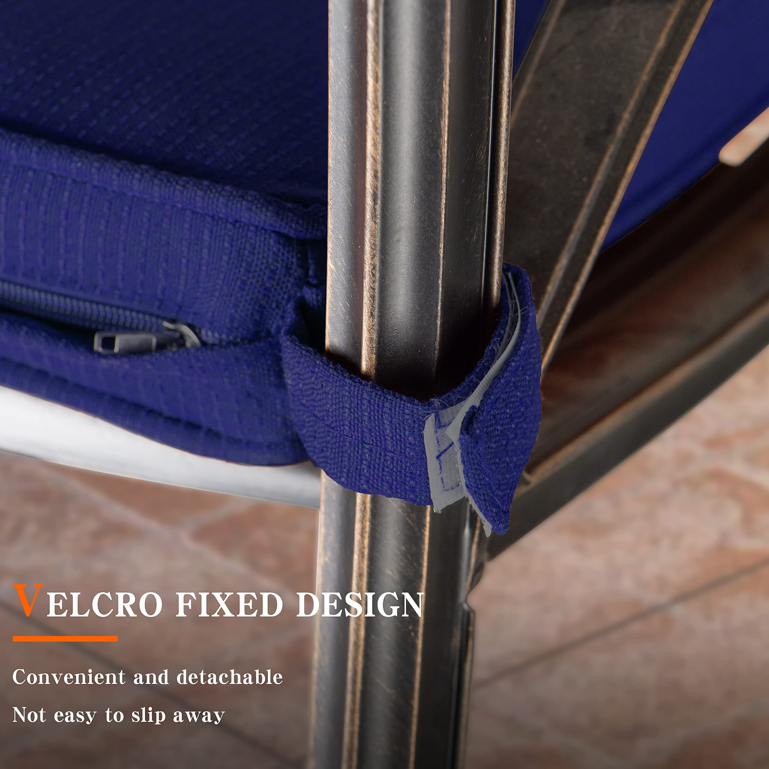 【Home&Garden】Patio Dining Set Cast Aluminum 7-Pc Furniture Set with Dining Armchairs, Table & Cushions