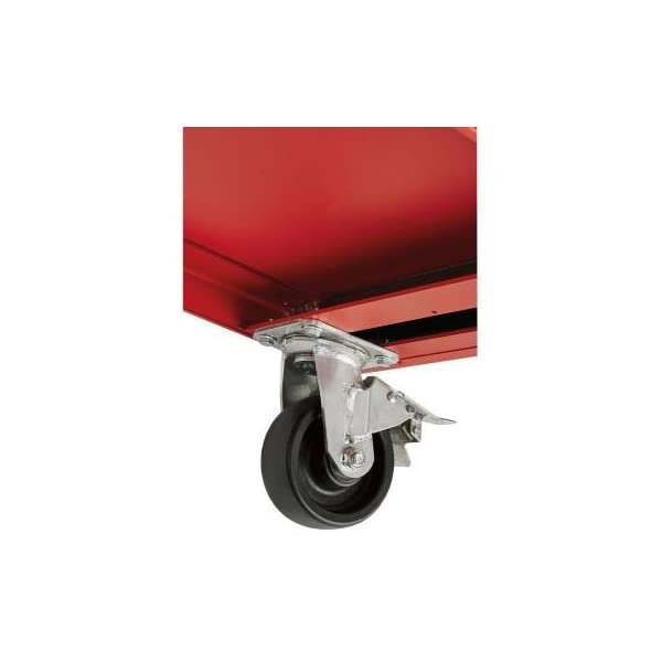 Heavy-duty, Drawer 16 Tool Chest 46 In. and Rolling Cabinet Set, Red and Black, Personal Valuables Storage Drawer with Separate Lock in the Tool Chest