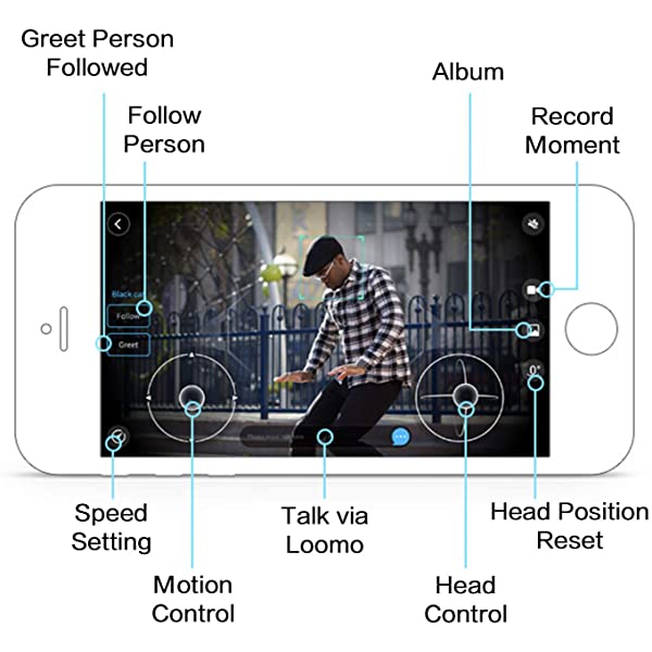 Segway Ninebot LOOMO Advanced Personal Robot and Personal Transporter, Black