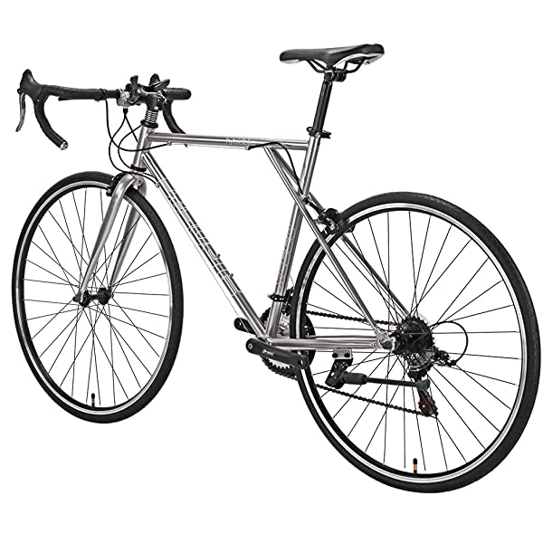 Eurobike 21 Speed Shifting System Road Bike 49/54/56 cm Frame 700C Wheel Adult Road Bicycle Black/white 30rim 54cm