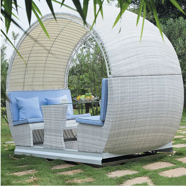 RATTAN SOFA CREATIVE TABLE AND CHAIR LEISURE COURTYARD TERRACE OUTDOOR RATTAN CHAIR SOFA SET