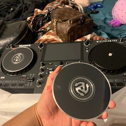 Numark Mixstream Pro Go - Standalone DJ Controller with Battery, DJ Mixer, Speakers, Amazon Music