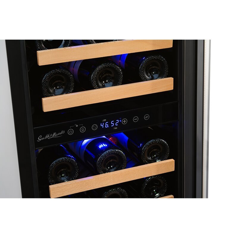 32 Bottle Dual Zone Freestanding/Built-In Wine Refrigerator