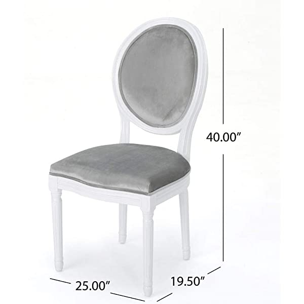 Christopher Knight Home Phinnaeus Beige Fabric Dining Chair (Set of 2), 2-Pcs Set Beige 2-Pcs Set