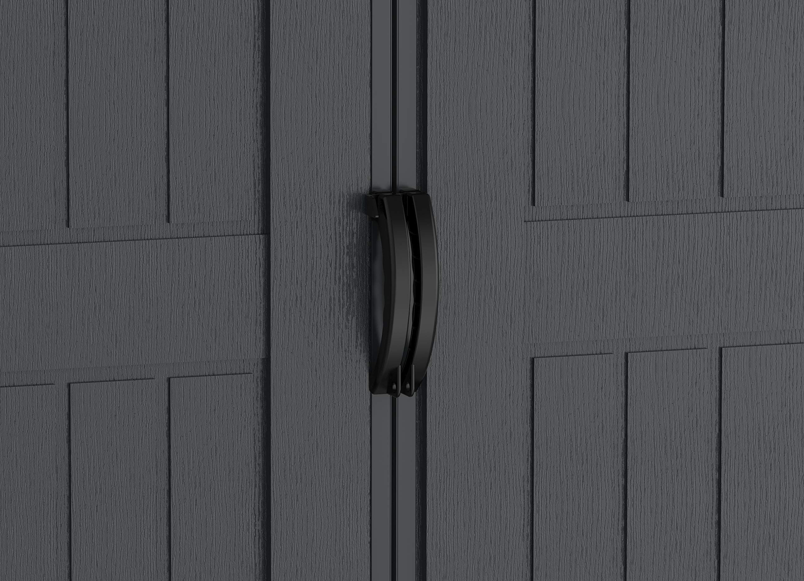 6' x 6' PLUS Plastic Garden Shed with Plastic Floor & Fixed Window