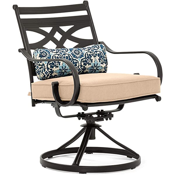 Hanover MCLRDN5PCSQSW4-CHL Montclair, Red Outdoor Furniture