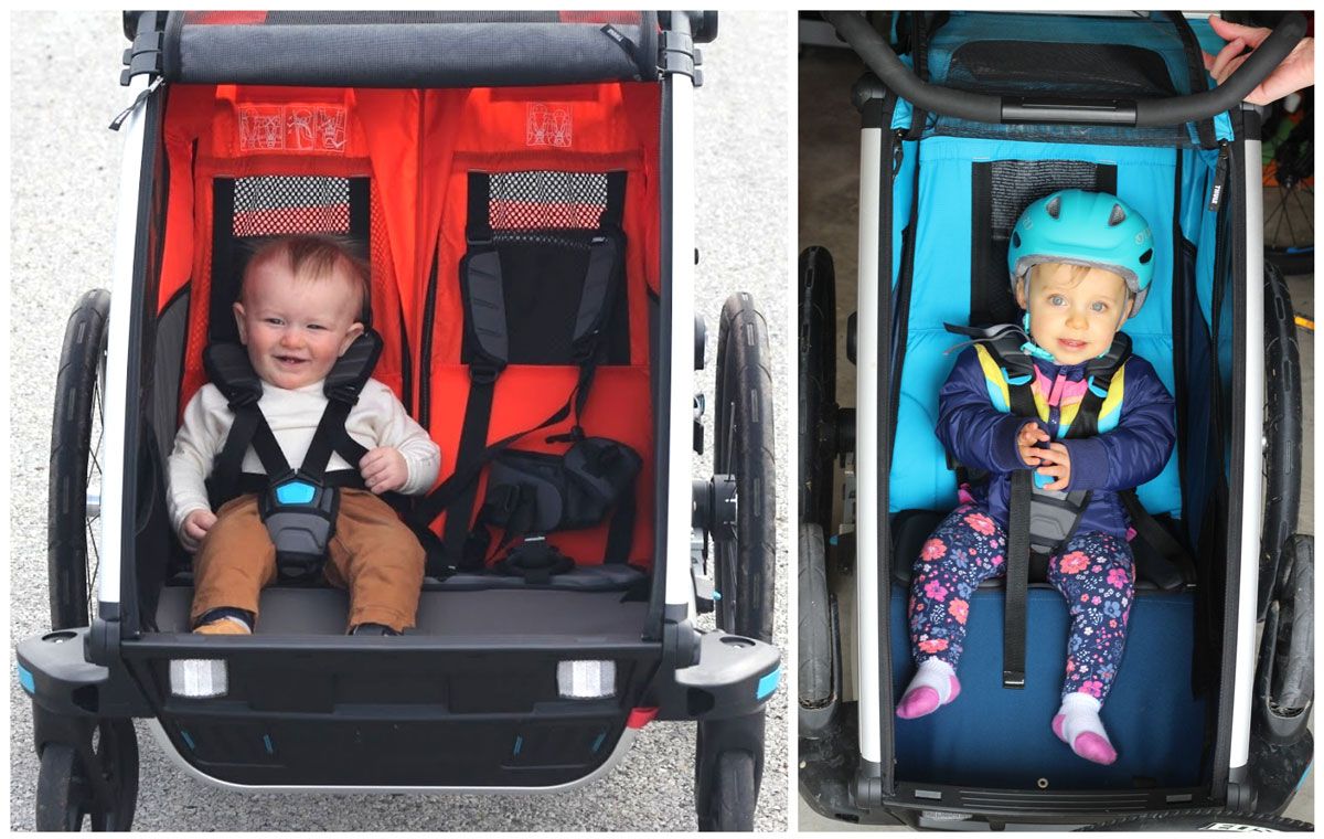 THULE CROSS DOUBLE STROLLER BIKE TRAILER